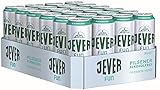Das friesisch-herbe Alkoholfreie. Hellgold schimmernd, mit dem vollmundigen, hopfenbetonten Charakter eines Jever Pilseners.
