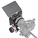 FOTGA 15mm Rail Mini Compact Matte Box + Follow Focus Puller Kit for DSLR Mirrorless Camera
