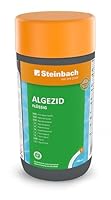 Steinbach Poolpflege Algezid flüssig - 0753501TV00-1 l - Schaumfrei & hochkonzentriert - Verhindert Algenwachstum & entfernt Trübstoffe - Für klares Wasser mit Langzeitwirkung