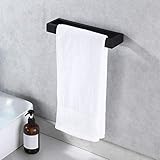 Abmessung: Gesamtgröße der Handtuch Halterung: 260 x 70 x 30 mm, Abstand von der Wand: 30 mm, dann haften die Handtücher oder Badetücher nicht an der Wand und sind daher sehr sauber und hygienisch.