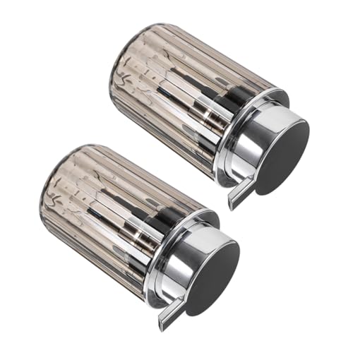HAMPPLIES 2 pièces Distributeur Savon Liquide Mousse avec Pompe Précis Anti-Fuite Portable pour Cuisine et Salle de Bain Bouteille Rechargeable pour Savon Mains et Shampooing