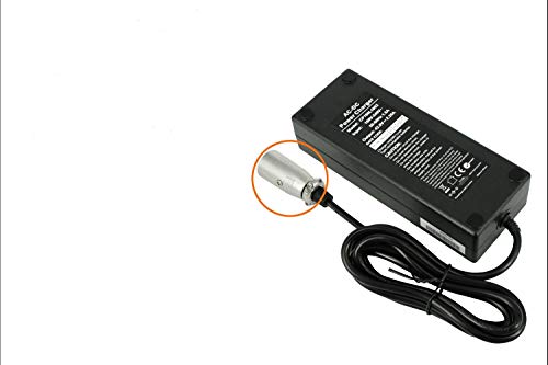 ® 42V 2,2A Ladegerät Netzteil für 36V Akku passend für HP1202L3, CP100L1002 E-bike Batterie, mit 3 Pin Stecker