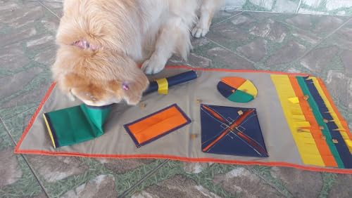 TAPETE PARA ENRIQUECIMENTO AMBIENTAL PARA CÃES BRINQUEDO INTERATIVO PARA CÃES TAPETE DE FUÇAR