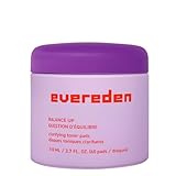 Evereden Balance Up Toner Pads for Face - Clean and Vegan Teen Water-Based Face Toner Pads with Green Tea, Chamomile, and White Tea for Oily and Pimple-Prone Skin - Balanced Skin & Clog-Free Pores
