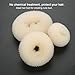 Donut Bun Maker,3 Pieces Ring Bun Women Chignon Donut Buns Doughnut Shaper Hair Bun maker Includes Large Medium and Small (White)