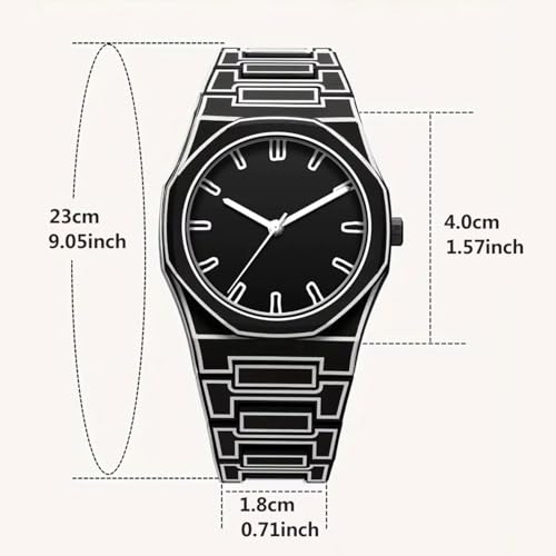 Image of WISEWALKER Men's Matte Analog Unisex Watch with Arabic Numerals Minimalist Wristwatch Stylish & Trending Fashion Watch