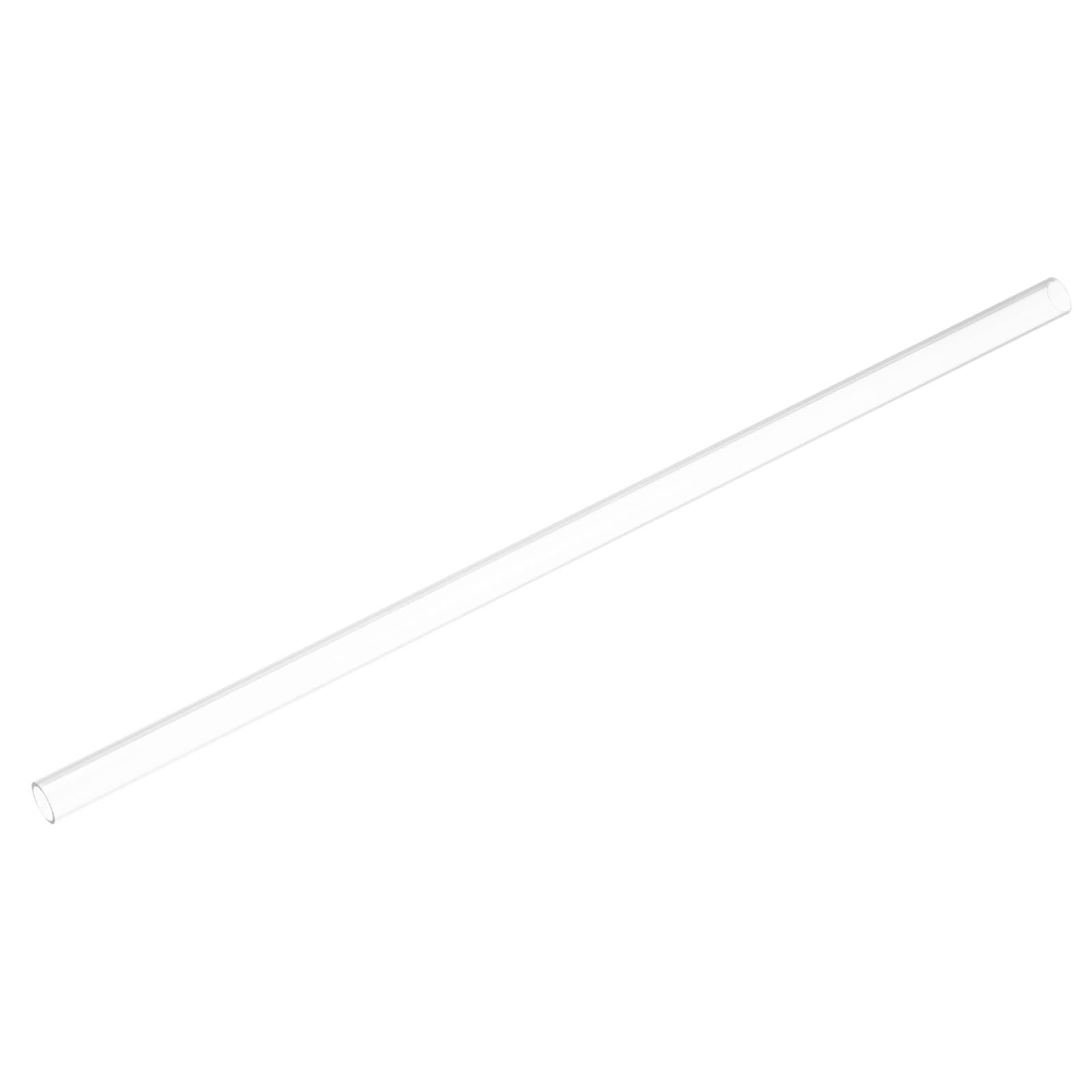 uxcell 2pcs Clear Rigid Tubing Pipe 9mm ID x 11mm OD 1Ft(305mm) Round Plastic Polycarbonate Tube