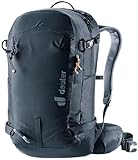 Deuter Unisex Freerider 30L, Lightweight Ski Touring Backpack for Skiing & Backcountry Day Tours - Black