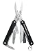 LEATHERMAN - Squirt PS4 Keychain Multitool with Spring-Action Scissors and Aluminum Handles, Black
