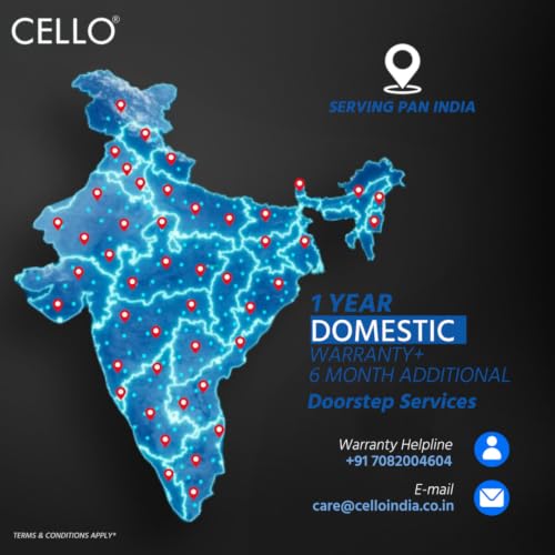 Image of Cello DEZIRE PRO PLUS 3 Burner Gas Stove | Manual Ignition | Direct Flame Brass Burners | 6mm Toughened Glass Top | Hexa Pan Supports | ISI Certified | LPG | 1Yr Warranty