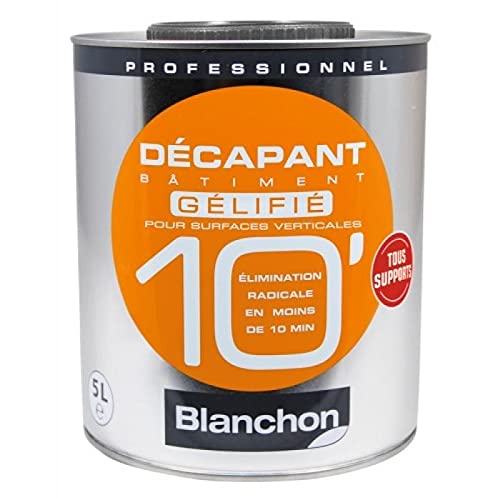 Décapant bâtiment 10 gélifié - 1 litre - blanchon