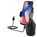 Produktbild MidGard Universal Wireless Auto KFZ-Dosenhalter mit Qi-Ladefunktion kompatibel mit Apple, Samsung, Huawei usw.