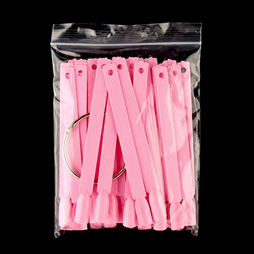 50 peças amostras de exibição de unhas falsas dicas de arte de unhas vara placa de ventilador de prá