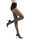 Natori Silky Sheer Control Top Pantyhose Black Medium