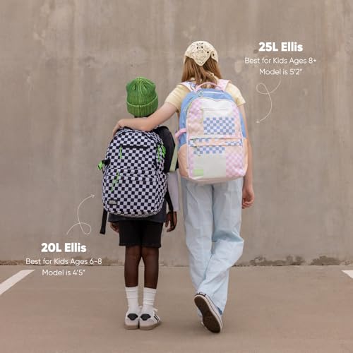 Simple Modern Ellis Backpack for School | Large 25L Elementary Middle and High School Bookbag for Kids and Teens | Girls and Boys | Seaside Stripes - Image 4
