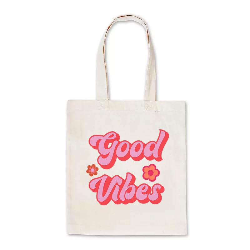 Sac fourre-tout mignon en coton rose pour les cours et les sorties d'été