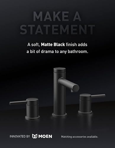 Moen Align Matte Black Posi-Temp Pressure Balancing Modern Shower Trim Kit Valve Required, T2192Bl #TOP4