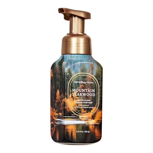 Bath & Body Works Mountain Teakwood Gentle Foaming Hand Soap 8.75 oz (Mountain Teakwood)
