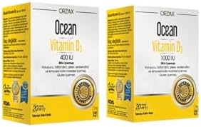 Orzax D3 Vitamini Sprey 20 ml - Çocuk ve Yetişkin Kullanımı İçin (400 IU ve 1000 IU), kzmo3911