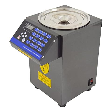 PreAsion Automatic Fructose Dispenser Fructose Quantitative Machine Syrup Dispenser Bubble Tea Equipment 110V 10L 16 Groups Cover