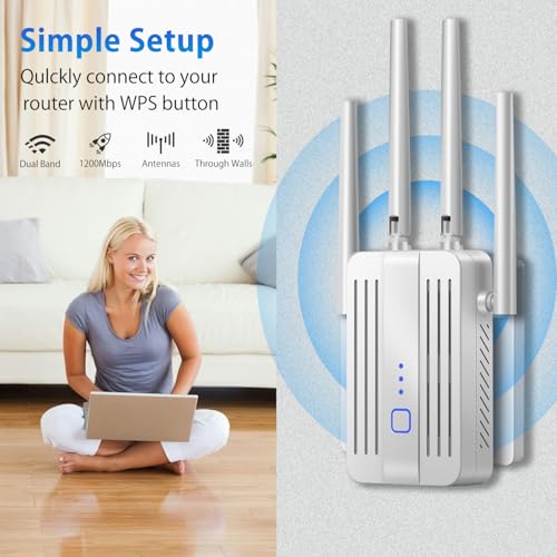 2025 New WiFi Extenders Signal Booster for Home Long Range Covers Up to 45+ Devices & 8470 Sq.ft, Long Range WiFi Extender Internet Signal Booster - Image 4