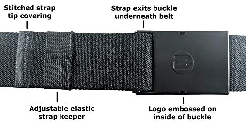 BESTA Men's Elastic Belt with Adjustable Buckle that Hides Excess Strap4