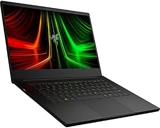 Razer Blade 14 - AMD Gaming Laptop with QHD 165 Hz Display (NVIDIA RTX 3070 Ti, AMD Ryzen 9 6900HX, 16 GB DDR5 RAM, 1TB SSD, Windows 11, Vapor Chamber Cooling) UK Layout | Black