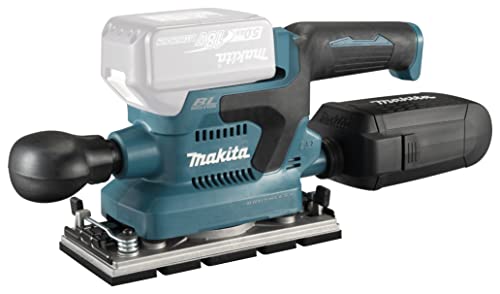 Makita DBO380ZJ Akku-Schwingschleifer 18V (ohne Akku, ohne Ladegerät) im MAKPAC, Petrol