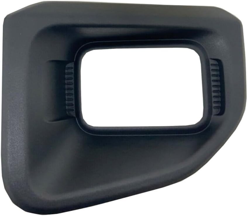 DAT AUTO PARTS Front Left Driver Side Fog Light Hole Cover Bezel Trim Molding Insert Replacement For 2020-2022 Ford F450 F550 Super Duty Pickup Truck Black Textured Plastic FO1038219 LC3Z17C755AA
