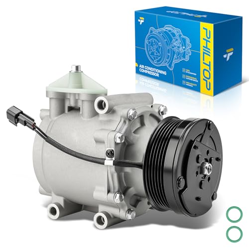 Image of PHILTOP 1L2Z19703AA Air Conditioner AC Compressor with Clutch for Ford Expedition 2003-2006, Lincoln Navigator 2003-2006