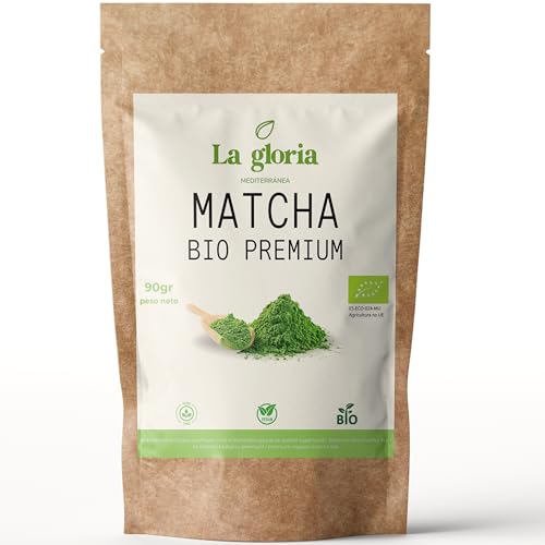 Té Matcha Ecológico y Orgánico en Polvo – Grado Premium – 100% Natural BIO – La Gloria Mediterránea (90g) Té Matcha Ecológico y Orgánico en Polvo – Grado Premium – 100% Natural BIO – La Gloria Mediterránea (90g)