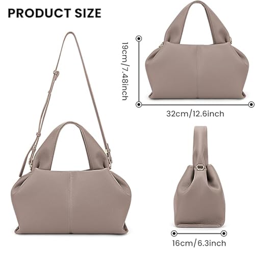 Cloud Pouch Bag Dumpling Clutch Purse Shoulder Handbags Designer Tote Satchel Retro Crossbody Bag with Removable Strap3