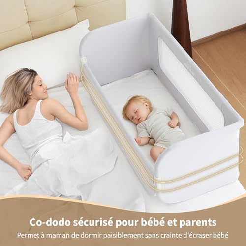 Barriere de lit enfant pliable anti chute lit cododo bebe