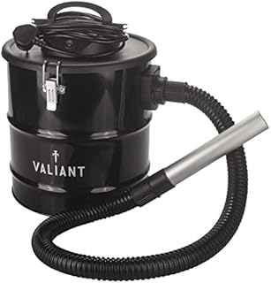 VALIANT FIR274, Ash Vacuum for Fireplaces, Stoves & Barbecue  1000W-20L Capacity, Black, 1000 W, 20 liters