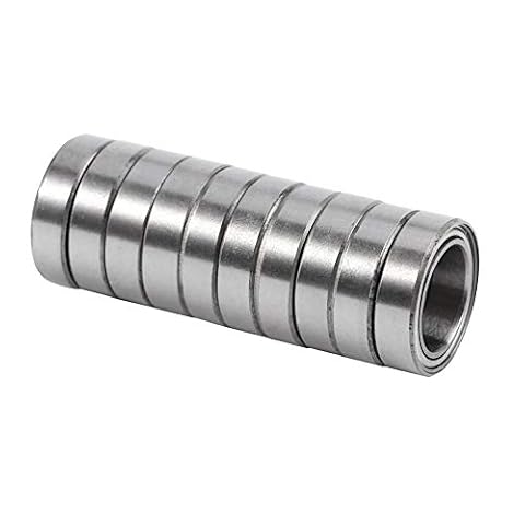 Łożyska kulkowe, 10 sztuk 6700ZZ podwójnie ekranowane łożyska kulkowe o cienkiej ścianie, miniaturowe łożysko kulkowe 10 x 15 x 4 mm cienkościenne łożyska kulkowe