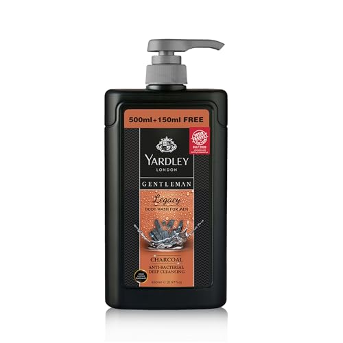 Yardley London Body Wash Gentleman Legacy For Mens Anti Bacterial Deep Cleansing 650ml