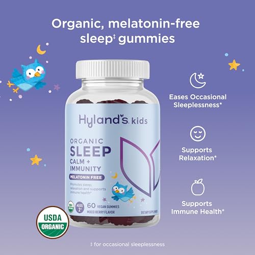 Image of Hyland's Kids Melatonin-Free Sleep Gummies + Immunity Support, Organic 60ct
