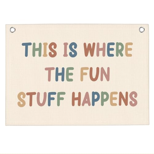 Playroom Wall Decor Boho Classroom Decorations Playroom Banner for Primary