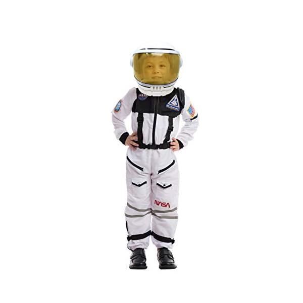 Spooktacular creations astronaut helmet with movable visor pretend play toy set for party favor supplies kids and toddler - image 3