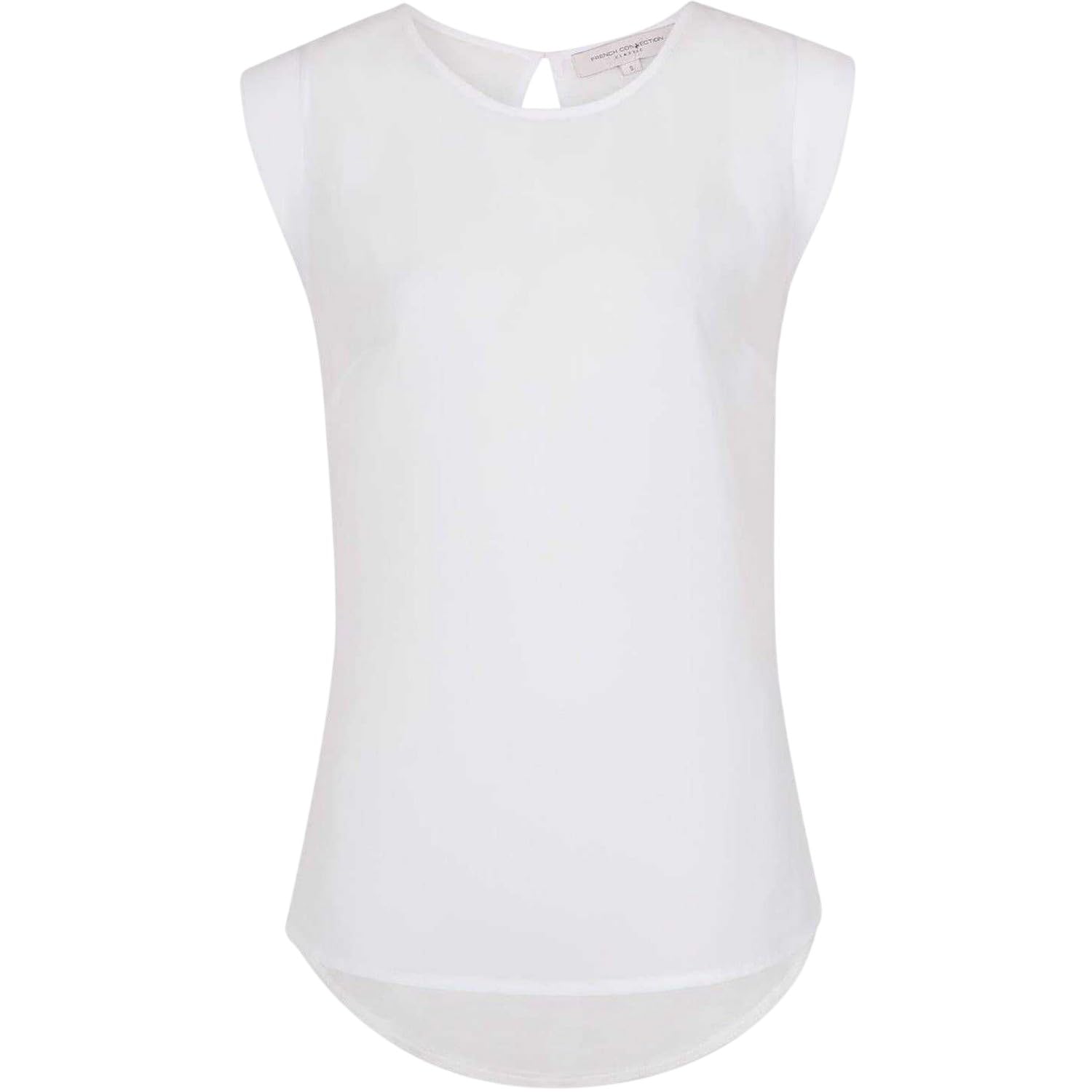 French Connection Damen Top Classic Polly Plains Capped