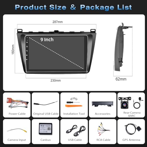 [4G+64G] Android Car Radio for Mazda 6 2007-2012 with 5Ghz WiFi GPS 32EQ by Inefala - Used condition - Image 7