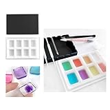 GreenOcean レジン用品 万能遮光シリコンパレット スタッキング トレイ 保管 保存 容器 着色剤 混色 調色カップ ケース 蓋付き カラリー UVレジン液 クラフト GreenOceanオリジナルアイテム♪ 27644-G