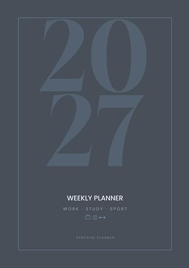 Weekly Planner 2027 SyncRise, otra portada