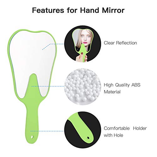 image for Annhua Hand Mirror Small Face Mirrors, Handheld Mirrors with Handle To