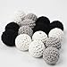 Produktbild Mamimami Home 20mm hölzerne Beißringe häkeln runde hölzerne Korne schwarze graue weiße Diy Mischungs-Kugel-Knit-hölzerne Korn-klumpige Häkelarbeit-Beadsbaby Zahnen-Spielwaren