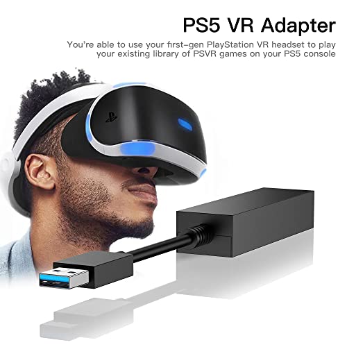 Playstation 4 Adaptador de cámara para consola PS5, para usar Playstation VR en Playstation 5, PS4 PSVR Cable convertidor Accesorios - imagen 3