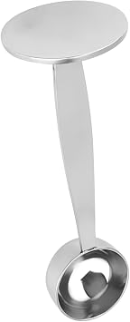 Dual Purpose Stainless Steel Coffee Scoop, Coffee Bean Scoop Bean Tamping Measuring Tasteless Powder Spoon Home Kitchen Measure Spoons