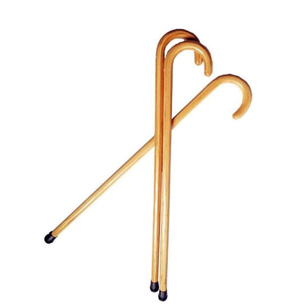 Camminatori per anziani Stampelle Stampelle regolabili in legno massello Arrampicata in montagna Bastone da passeggio in bambù Anziani Canna di bambù Ausilio per camminare Bastone da trekking all'ap