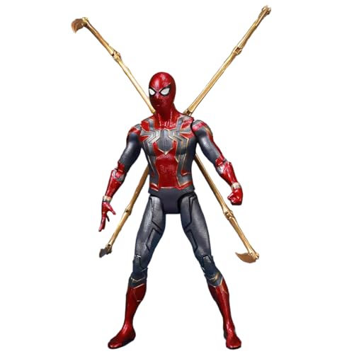 HiPlay 中動モデル ZDTOYS 7インチ アイアン・スパイダーマン スタンド 可動 アクション フィギュア アクセサリー フルセット