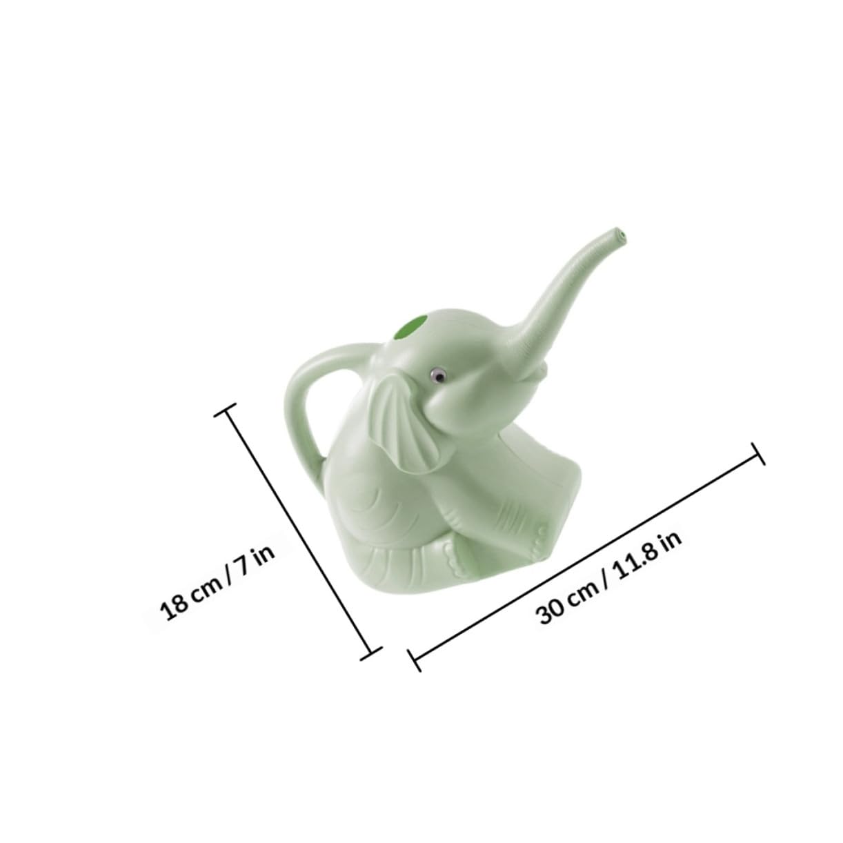 ifundom Regadera de Elefante Boquilla Alargada, Set 3 Botes Spray de PVC para Riego de Plantas y Contenedor de Agua